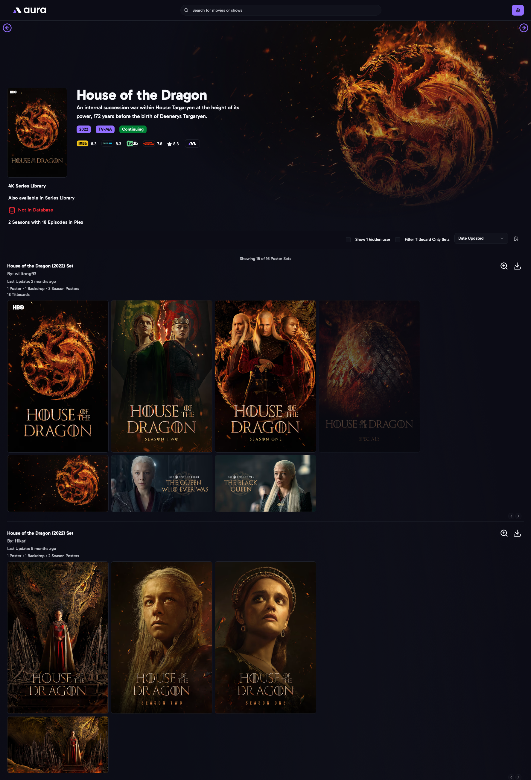 Media Item Page Screenshot