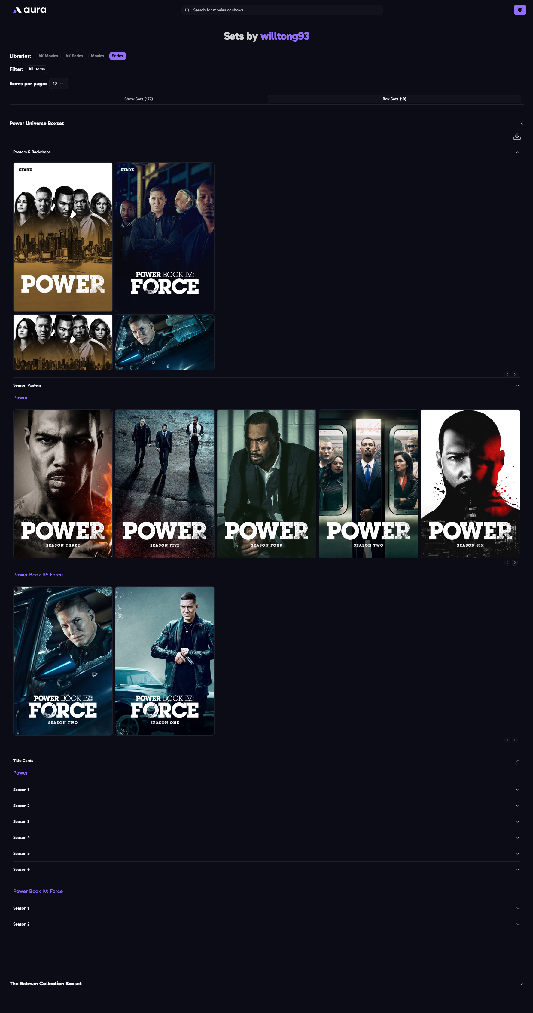 User Page Screenshot